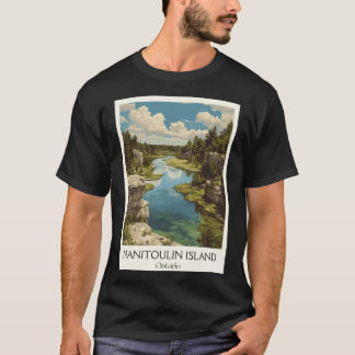 Manitoulin-eiland Ontario Zoetwater Eiland Landsch T-shirt