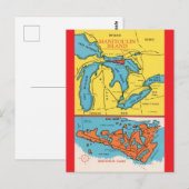 Manitoulin Island Canada Briefkaart (Voorkant / Achterkant)