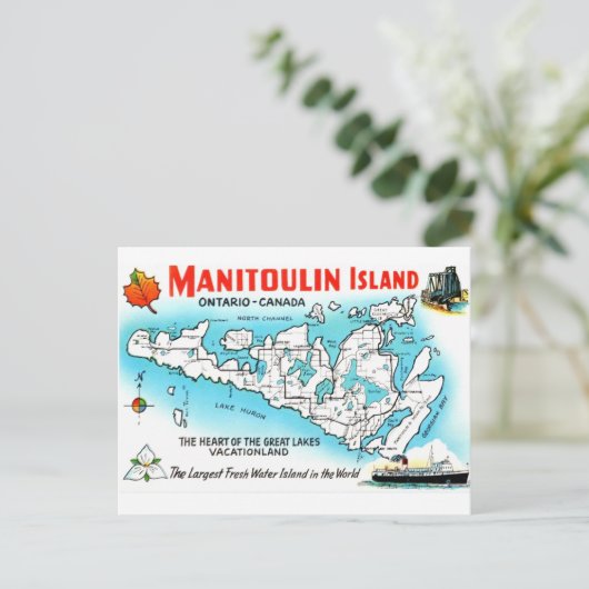 Manitoulin Island, Canada Briefkaart (Staand voorkant)