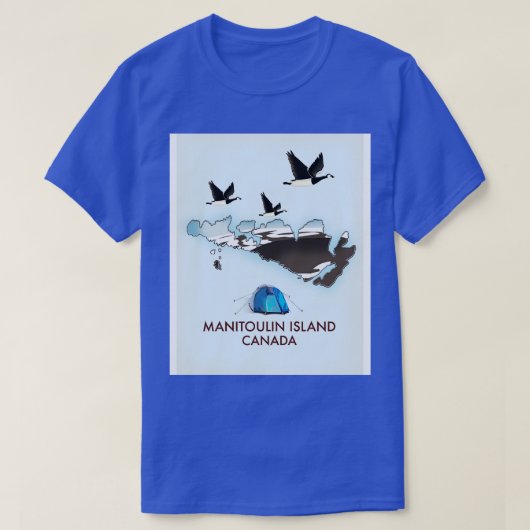 Manitoulin Island, Canada T-shirt (Design voorkant)