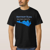 Manitoulin Island waar geesten komen spelen T-shirt (Voorkant)