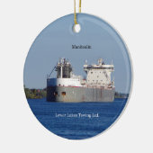 Manitoulin LLC-versiering Keramisch Ornament (Links)