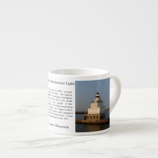 Manitowoc Breakwater Light espresso mok (Voorkant rechts)
