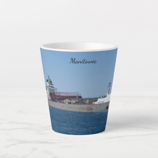 Manitowoc latte mok (Voorkant)