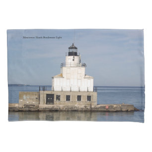Manitowoc North Breakwater Light kussen hoesje Kussensloop