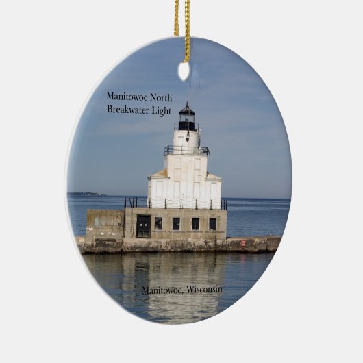 Manitowoc North Breakwater Light ornament (Rechts)