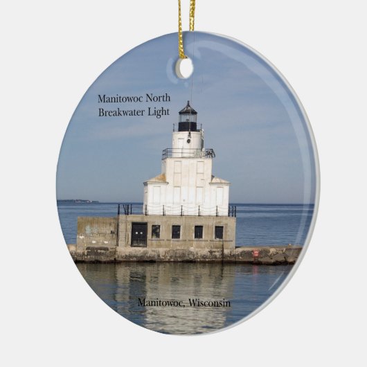 Manitowoc North Breakwater Light ornament (Links)