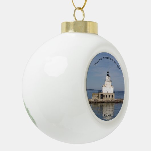 Manitowoc North Breakwater Light ornament (Links)