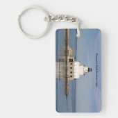 Manitowoc North Breakwater Light rect. sleutelkete Sleutelhanger (Voorkant)