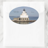 Manitowoc North Breakwater Light sticker (Tas)
