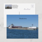 Manitowoc-postkaart Briefkaart (Voorkant / Achterkant)