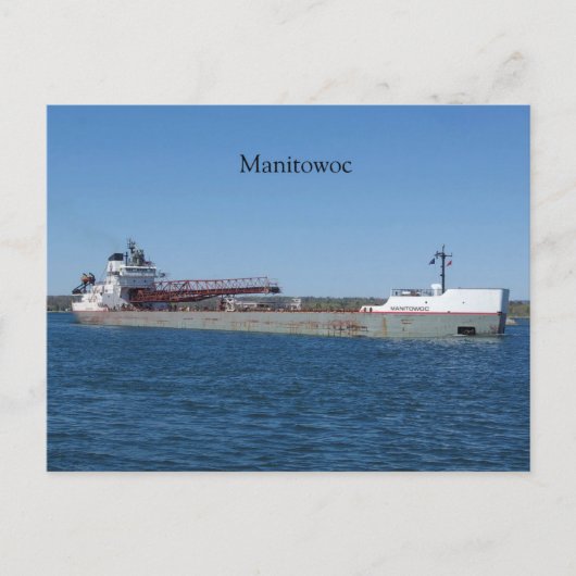 Manitowoc-postkaart Briefkaart (Voorkant)