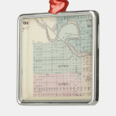 Manitowoc, Sheboygan en Hilbert, Wis Metalen Ornament (Links)