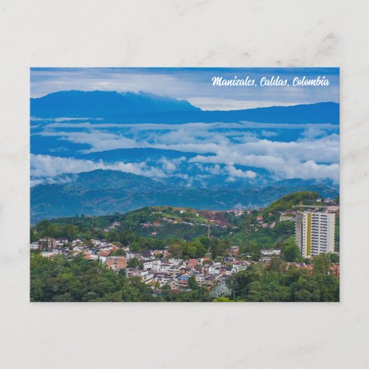 Manizales, Caldas, Colombia Briefkaart (Voorkant)