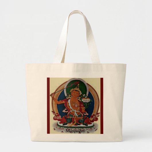 Manjushri Bag Grote Tote Bag (Voorkant)