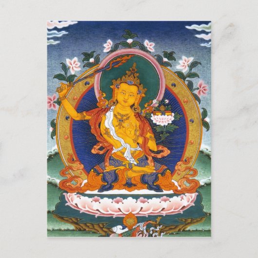 MANJUSHRI DE MYTHOLOGIE VAN TIBET BRIEFKAART (Voorkant)