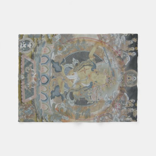 Manjushri Fleece Blanket Deken (Voorkant (Horizontaal))