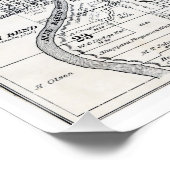 Mankato Map uit 1914 Perfect Poster (Hoek)