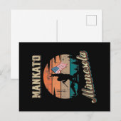 Mankato Minnesota Briefkaart (Voorkant / Achterkant)