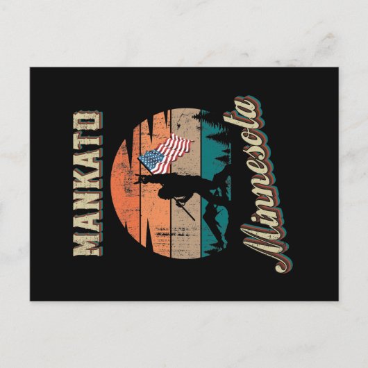 Mankato Minnesota Briefkaart (Voorkant)