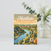 Mankato, Minnesota Briefkaart (Staand voorkant)