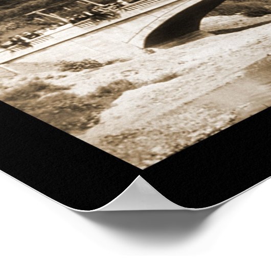 Mankato MN Bridge Foto 1911 Poster (Hoek)