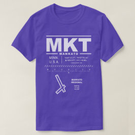 Mankato Regional Airport MKT T-shirt