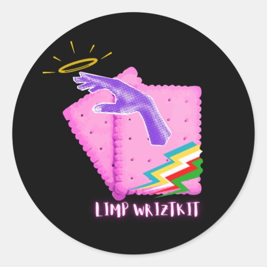 manke rizket ronde sticker (Voorkant)