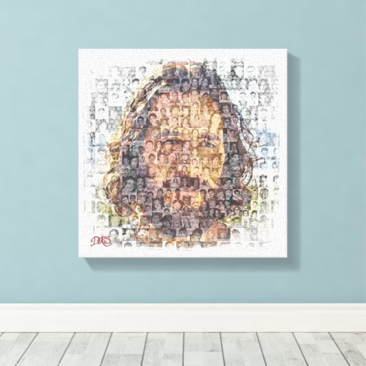 Mankind 12x12 Stretched Canvas afdrukken (Insitu (Houten vloer))