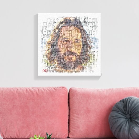 Mankind 12x12 Stretched Canvas afdrukken (Insitu (Woonkamer))