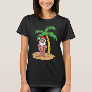 Mankini Santa Summer zwemt Kerstmis in juli B T-shirt