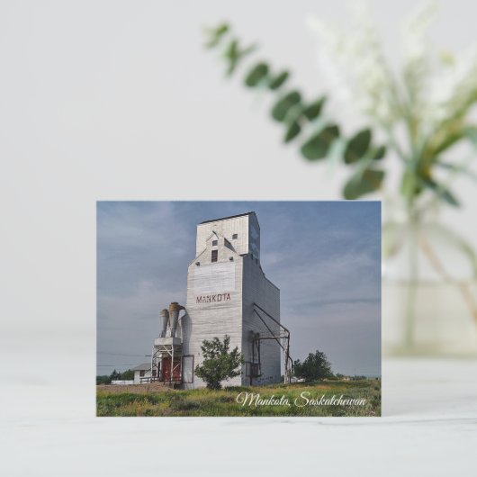 Mankota Grain Elevator Briefkaart (Staand voorkant)