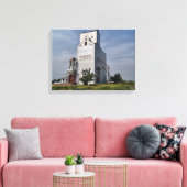 Mankota Grain Elevator Canvas Afdruk (Insitu (Woonkamer))