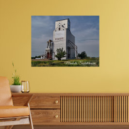 Mankota Grain Elevator Poster
