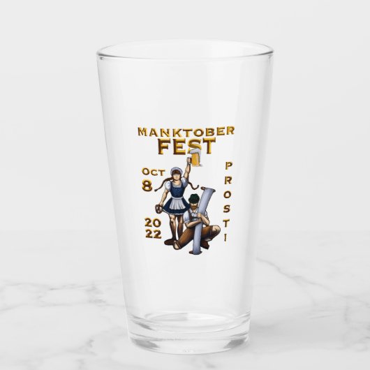 Manktoberfest Pint 2022 Glas (Voorkant)