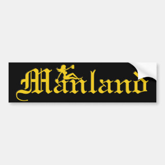 MANLAND Bumpersticker! Bumpersticker