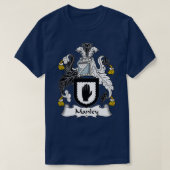 Manley Coat of Arms Family Crest T-shirt (Design voorkant)