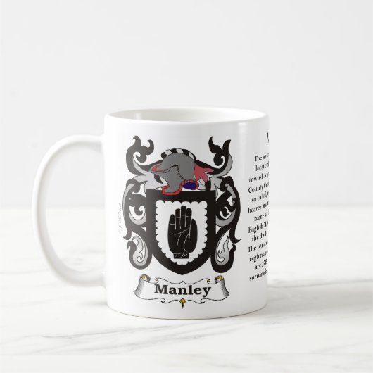 Manley Family Coat of Arms Mok (Links)