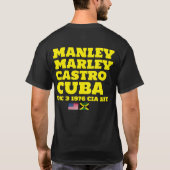 MANLEY MARLEY CASTRO Basic Donker T-shirt (Achterkant)
