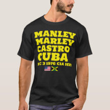 MANLEY MARLEY CASTRO Basic T-shirt met donkere kl