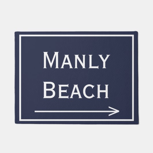 Manly Beach Australia Doormat Deurmat (Voorkant)