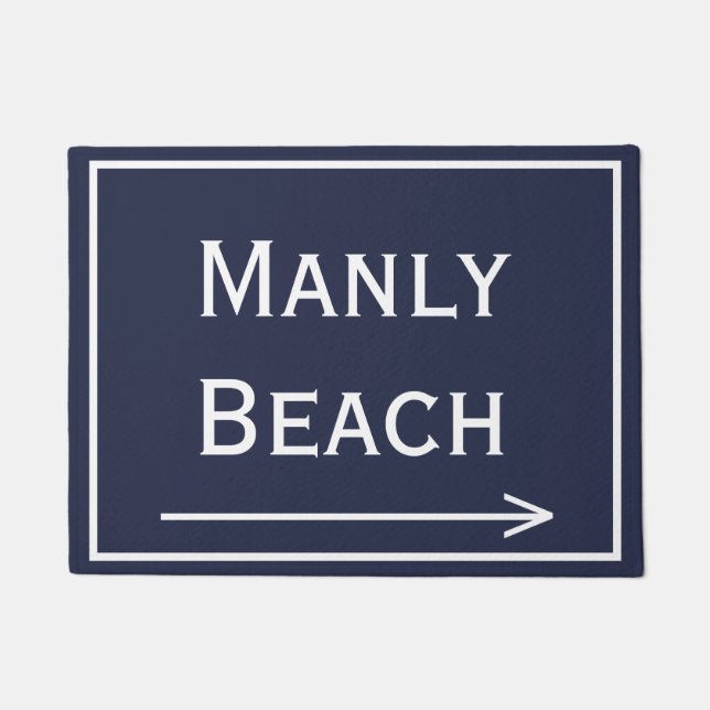 Manly Beach Australia Doormat Deurmat (Voorkant)