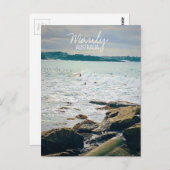 Manly Beach Ocean surf Australië reizen Briefkaart (Voorkant / Achterkant)