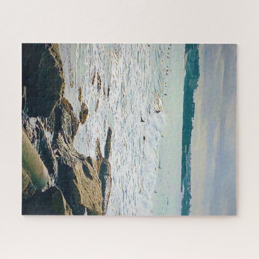 Manly Beach Ocean surf Australië reizen Legpuzzel (Horizontaal)