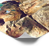 Manly Beach Ocean surf Australië reizen Poster (Hoek)