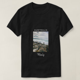 Manly Beach Ocean surf Australië reizen T-shirt