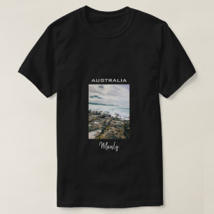 Manly Beach Ocean surf Australië reizen T-shirt