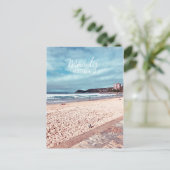 Manly Beach retro Australië reizen Briefkaart (Staand voorkant)