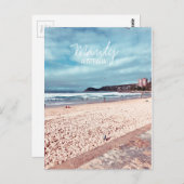 Manly Beach retro Australië reizen Briefkaart (Voorkant / Achterkant)