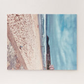 Manly Beach retro Australië reizen Legpuzzel (Horizontaal)